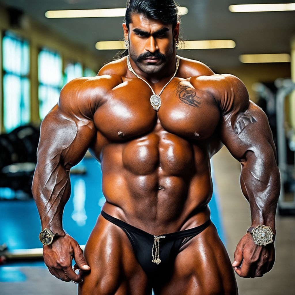 Sangram Chougule Outdoor Posing - IBB - Indian Bodybuilding