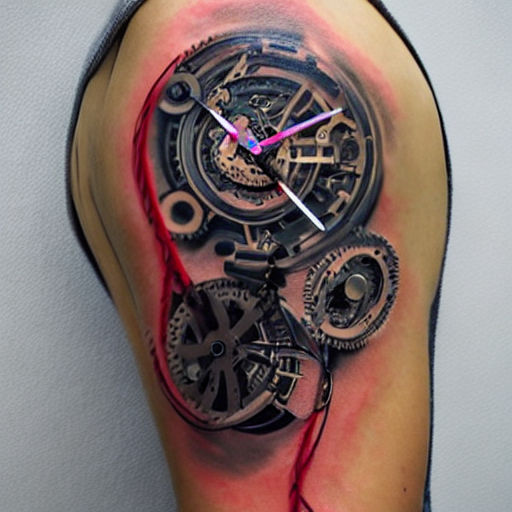 newt:clock-gears-pocket-watch-black-and-grey