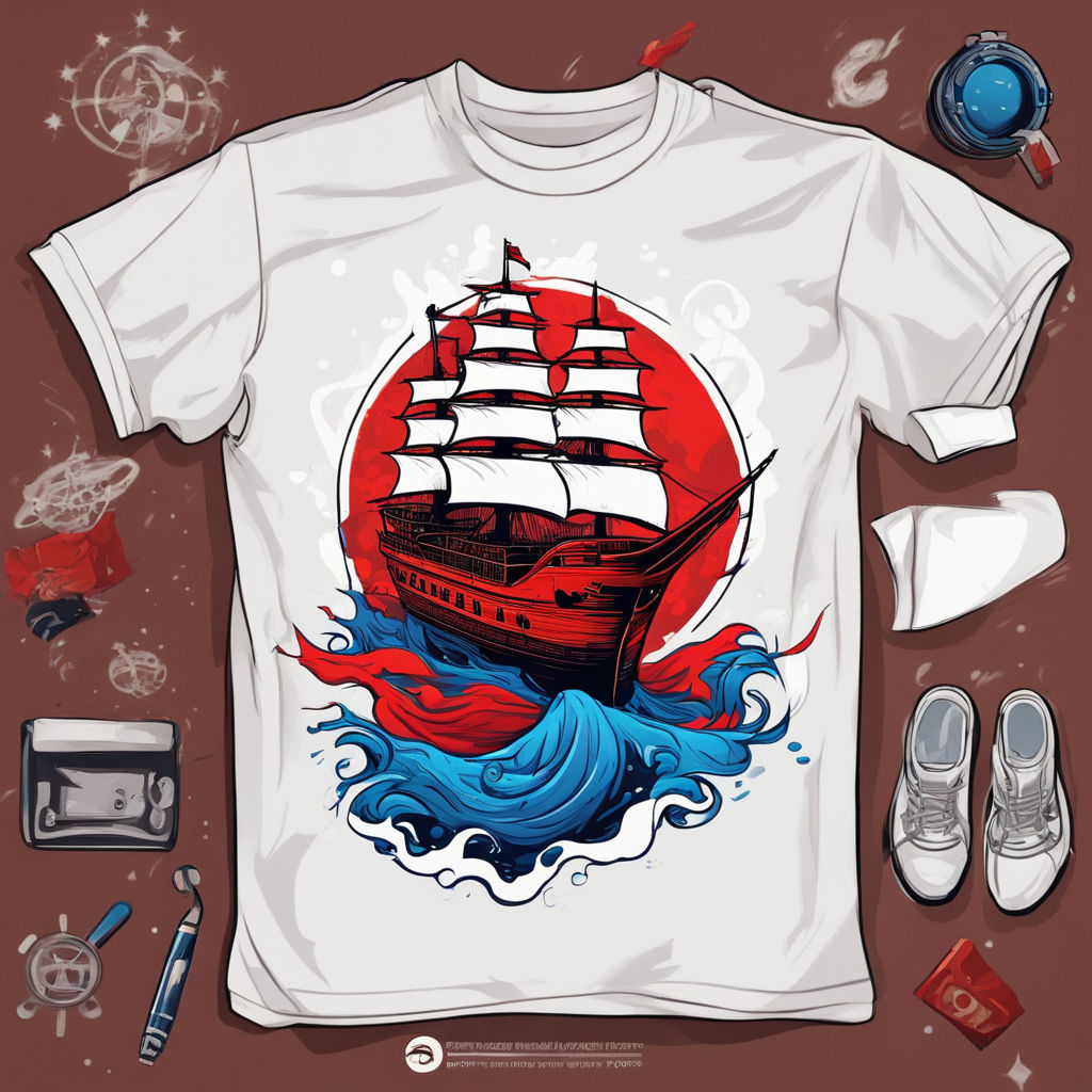 Pirate Ship Vector t-shirt design - Buy t-shirt designs