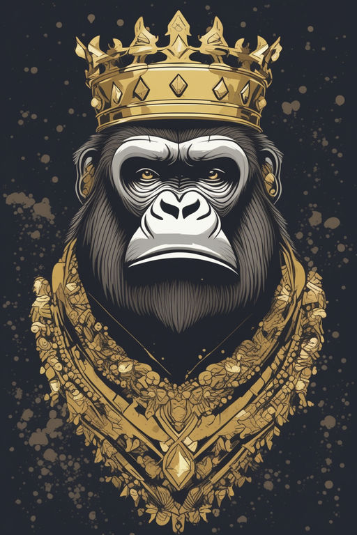 King Gorilla #025 - King Gorilla - Graffiti Minimalist Pop Art