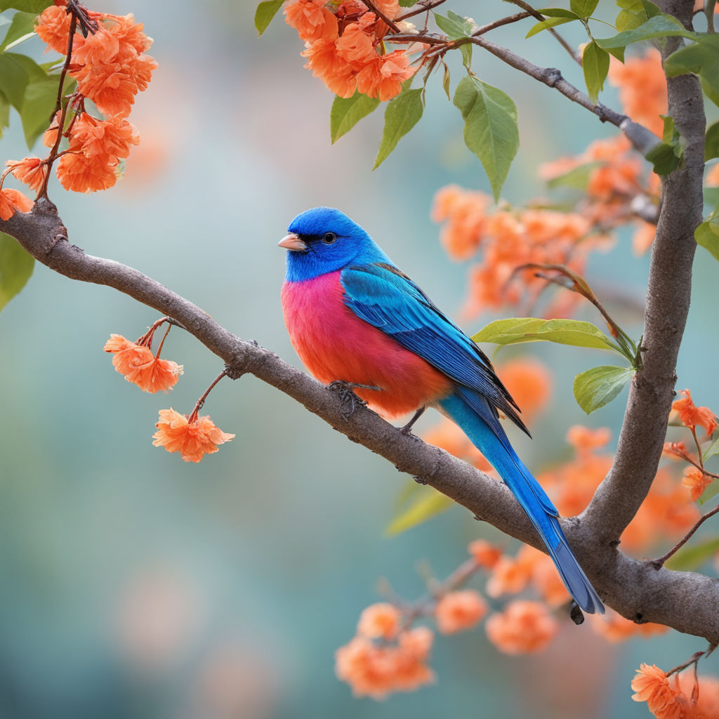 teal colored birds