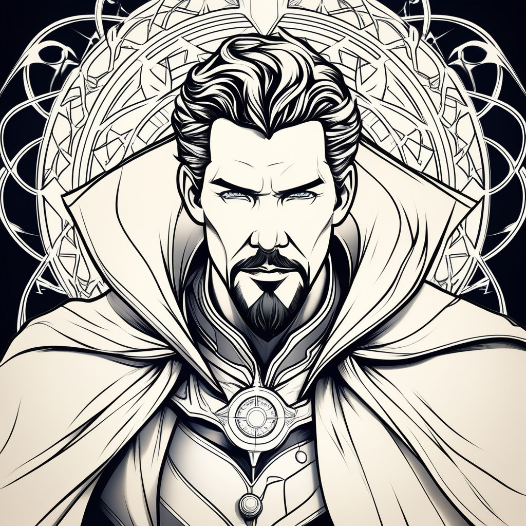 Abi Art - Doctor Strange digital sketch