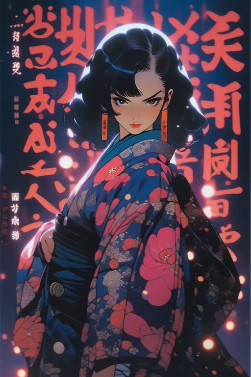 Kimono de Mujer Eboshi