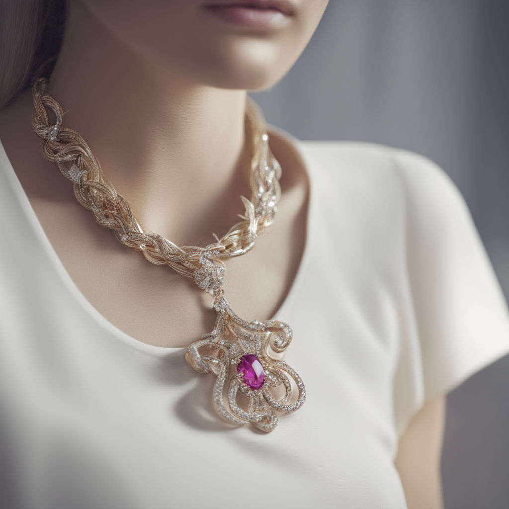 Louis Vuitton Pink Diamond Necklace Price