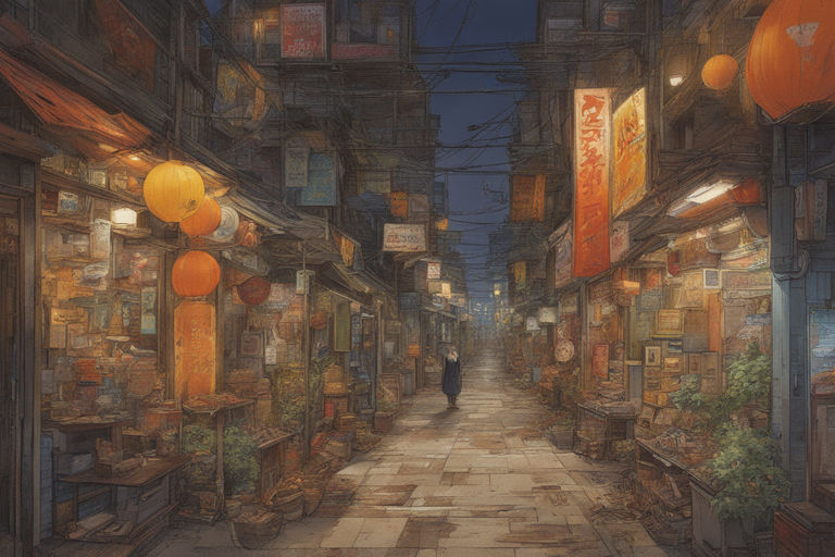 Alleyway (Canvas 12x12) – Animeted Brand