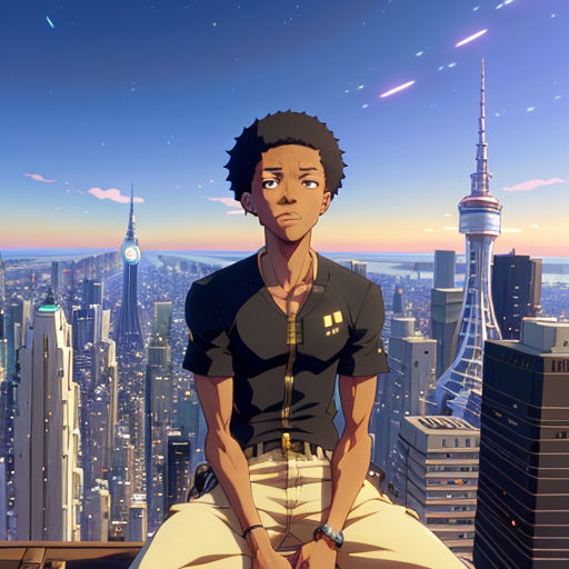 black anime characters male