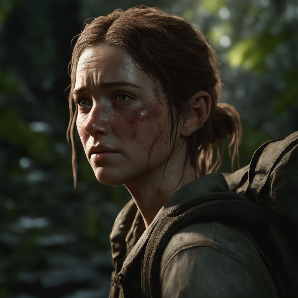 ArtStation - Grown girl (Ellie from The Last of US 2)