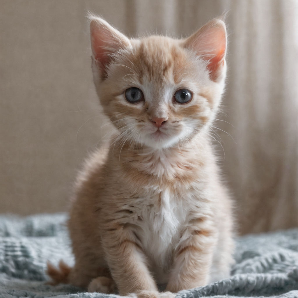 baby orange tabby kittens with blue eyes