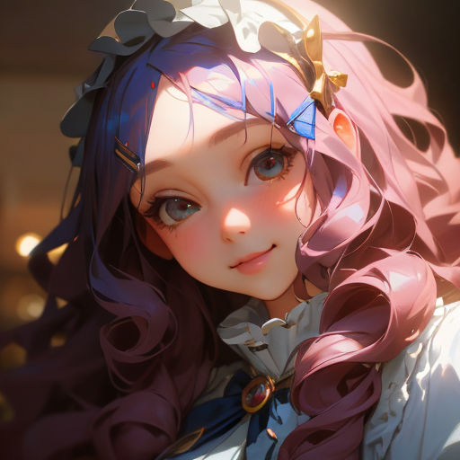 ArtStation - Curly Haired Anime Girls