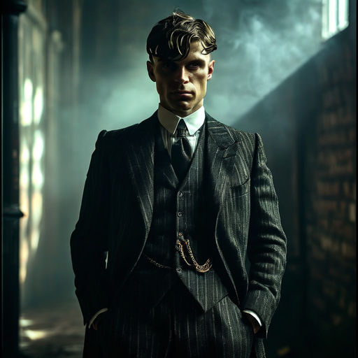 Peaky Blinders Thomas Shelby Pinstripe Suit