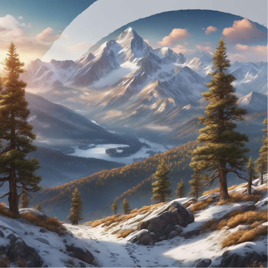 Beautiful Nature Landscape Drawing Scenery Stock Illustration - Download  Image Now - Beauty, Colombia, Day - iStock