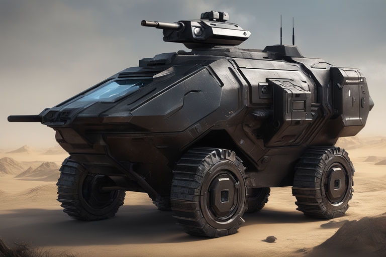 futuristic military vehicles concept art