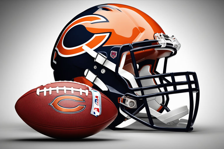 Chicago bears helmet - Playground AI