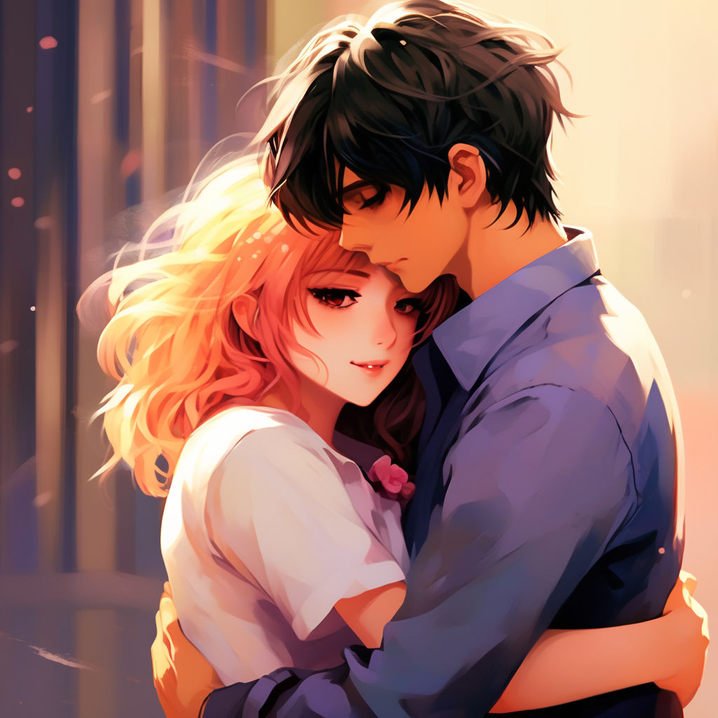 Free: Anime Hug Drawing at PaintingValley.com | Explore collection of ... -  nohat.cc