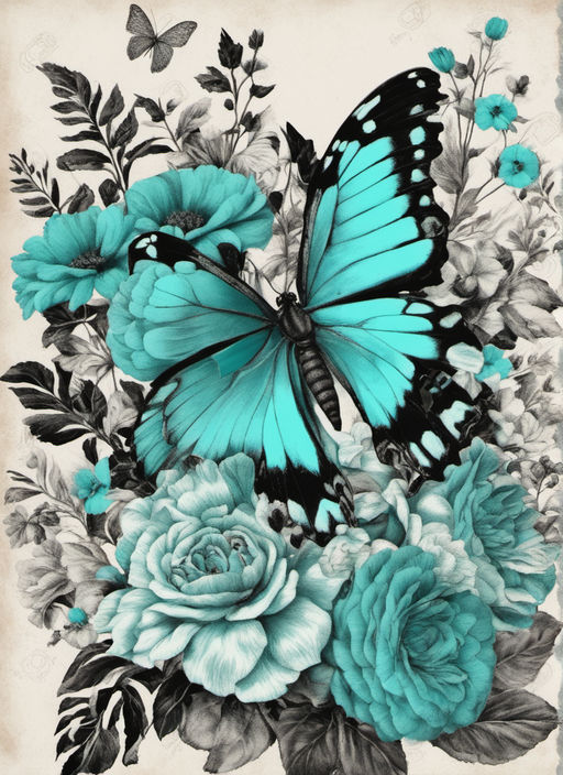 Butterflies And Flowers Drawing Images  Pictures  Mariposas dibujos a  lapiz Cómo dibujar cosas Flores dibujadas a lapiz