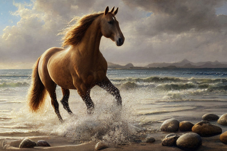 Horse in the Wind