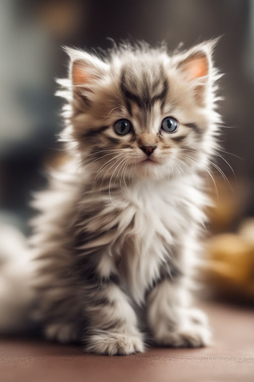 fluffy munchkin kitten wallpaper