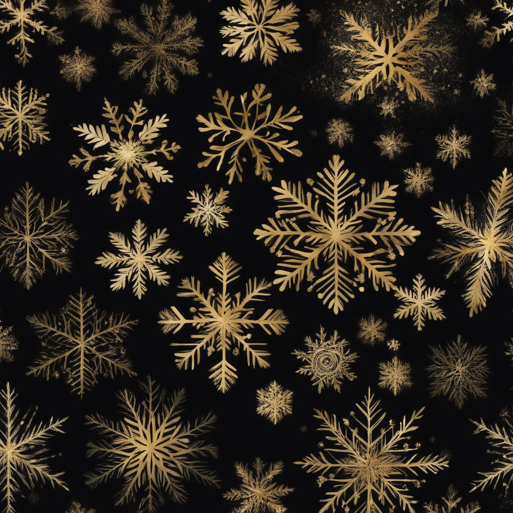 Frosted Paper Snowflakes