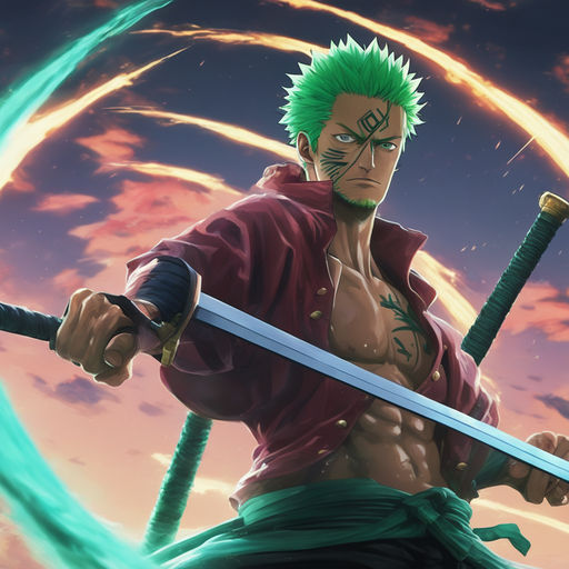 Roronoa Zoro Katana Dragon One Piece 4K Wallpaper iPhone HD Phone