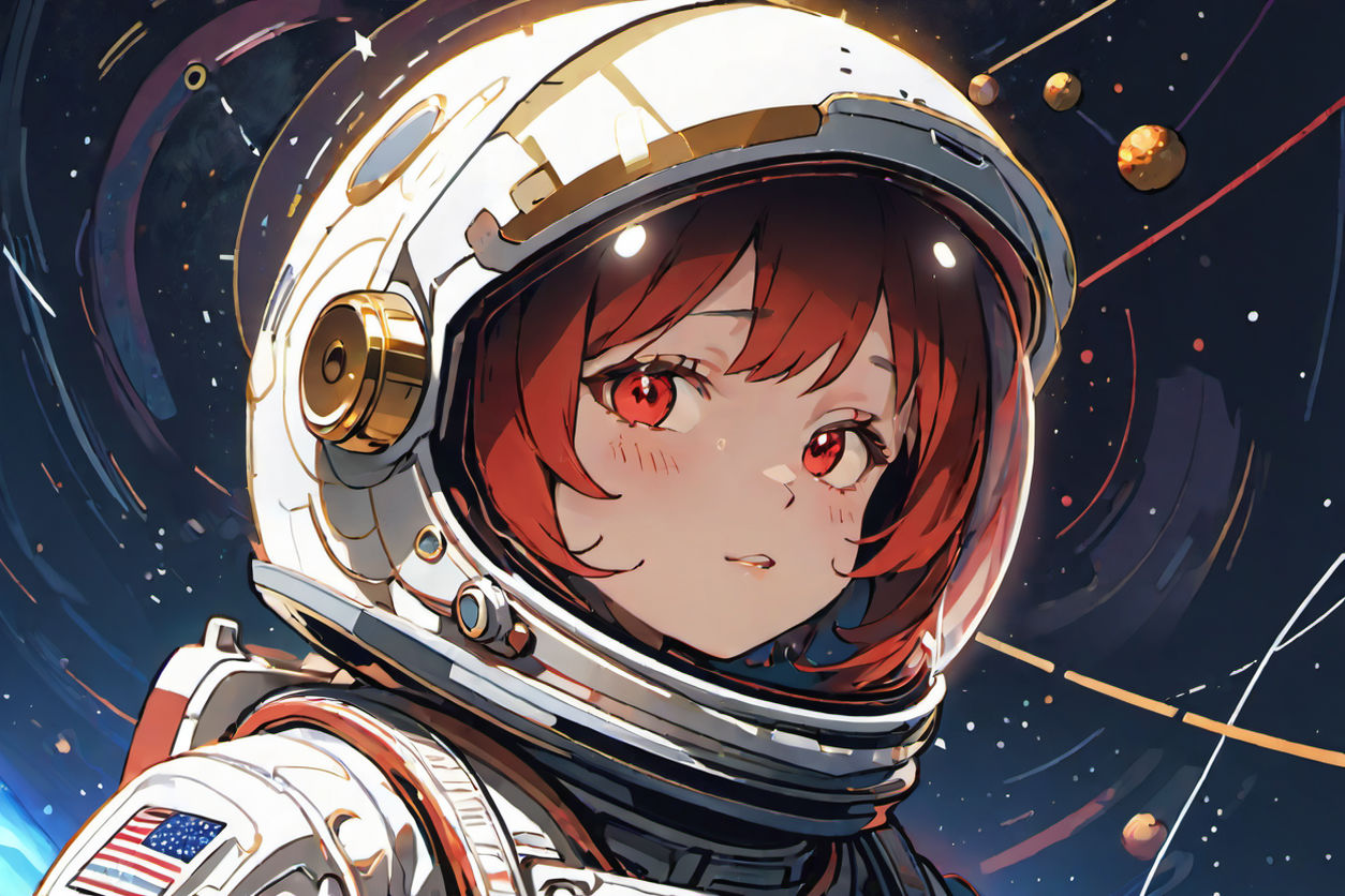 Astronaut Anime Girl, anime-girl, anime, astronaut, HD wallpaper | Peakpx