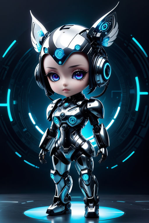 Humanoid Chibi Feminine Fantasy Body Base Pack for Custom