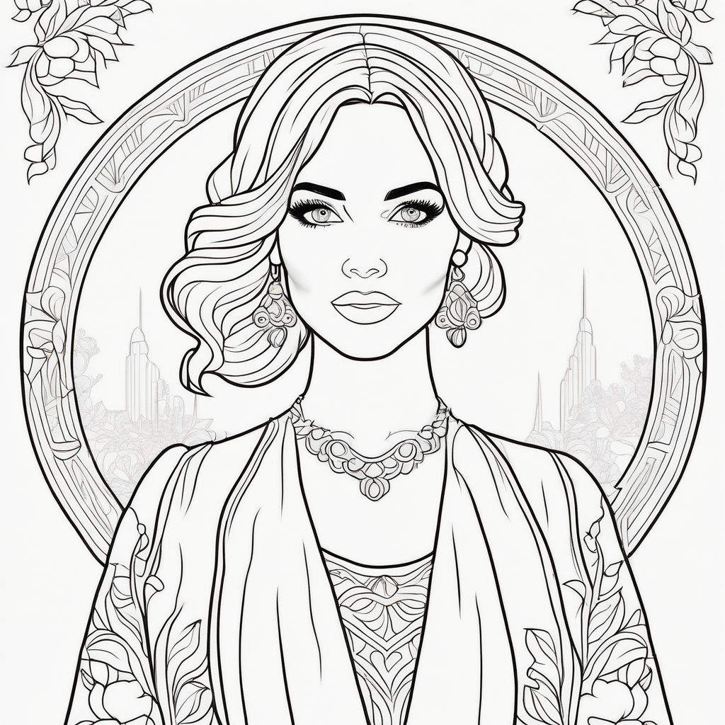 Black Powerful and Gorgeous: An Adult Coloring Book For Black Women [Book]