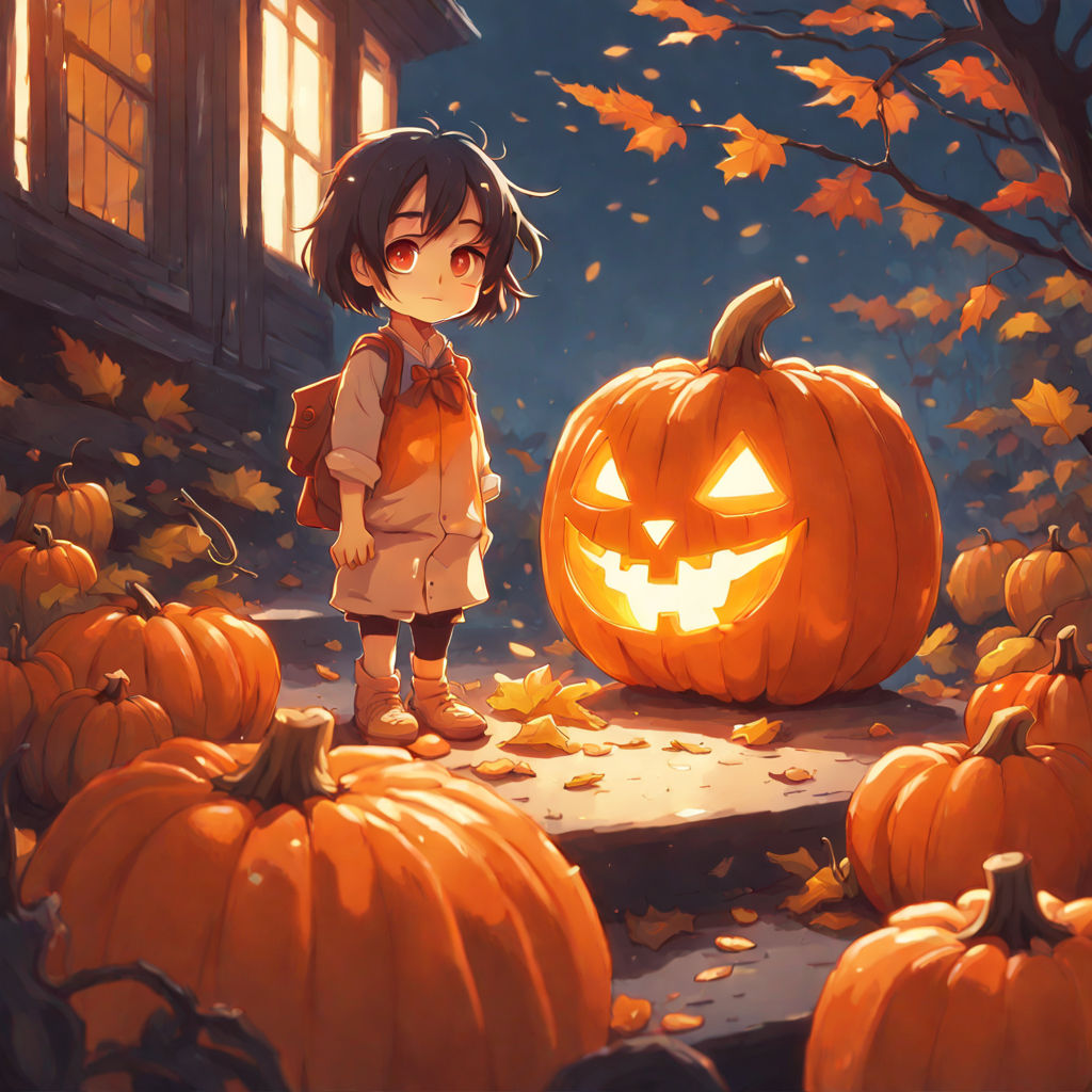 Pumpkin King Anime Style - halloween pfp anime boys - Image Chest