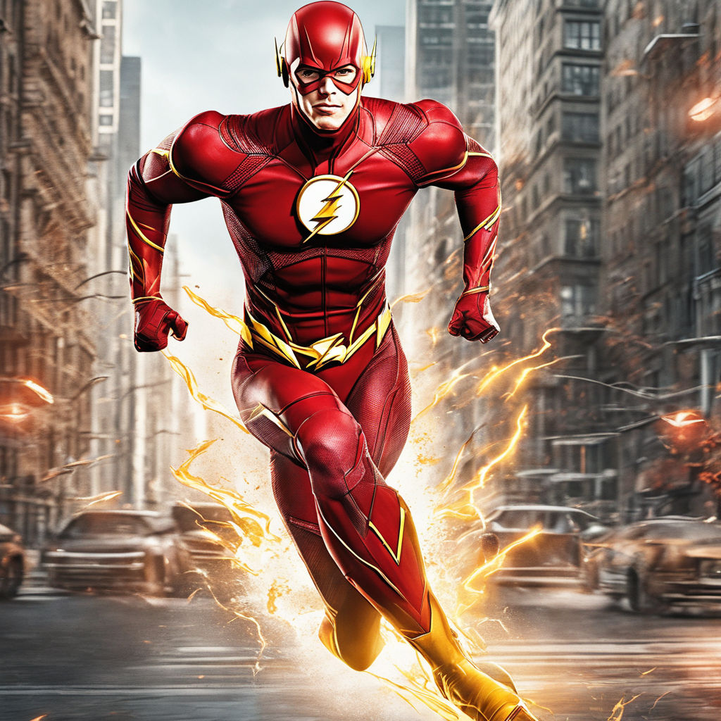 flash running drawing