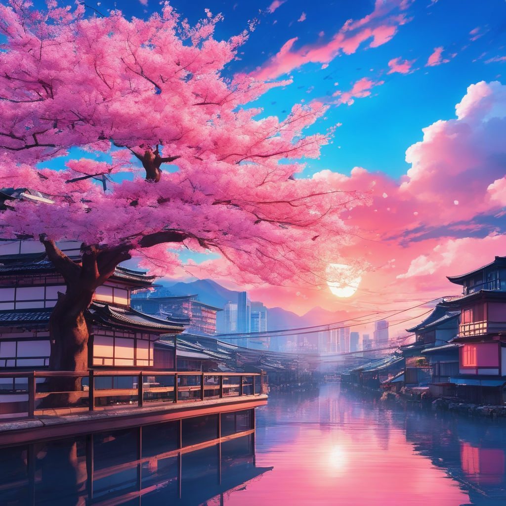 Anime Sunset [3840 x 2160] : r/wallpaper