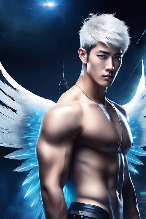 male angel wing tattoos