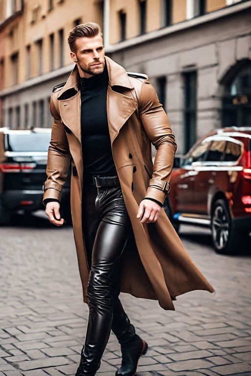 sexy coat leather - Playground