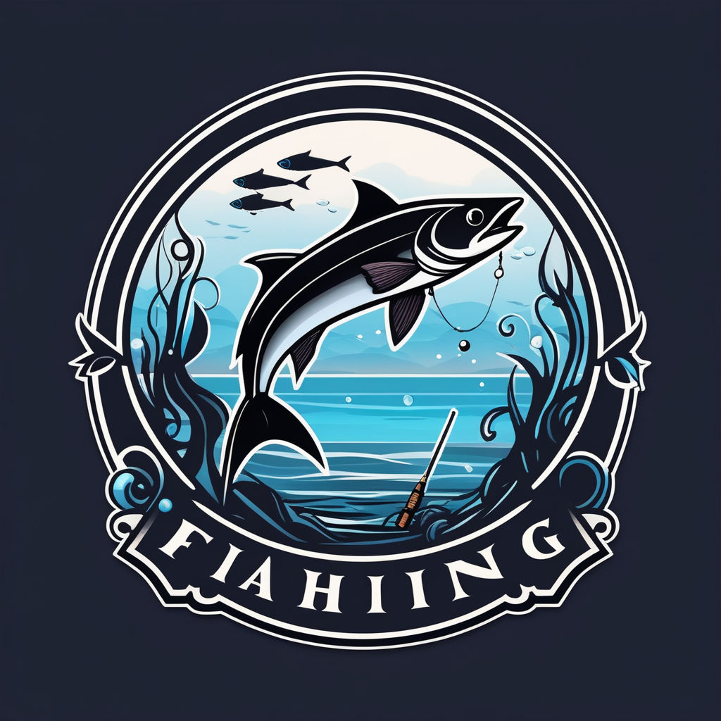 sport fishing boat logo - Playground