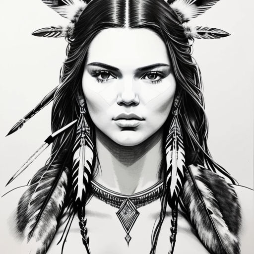 6954 Native American Woman Drawing Images Stock Photos  Vectors   Shutterstock