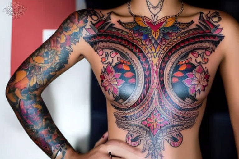 chest tattoos for women