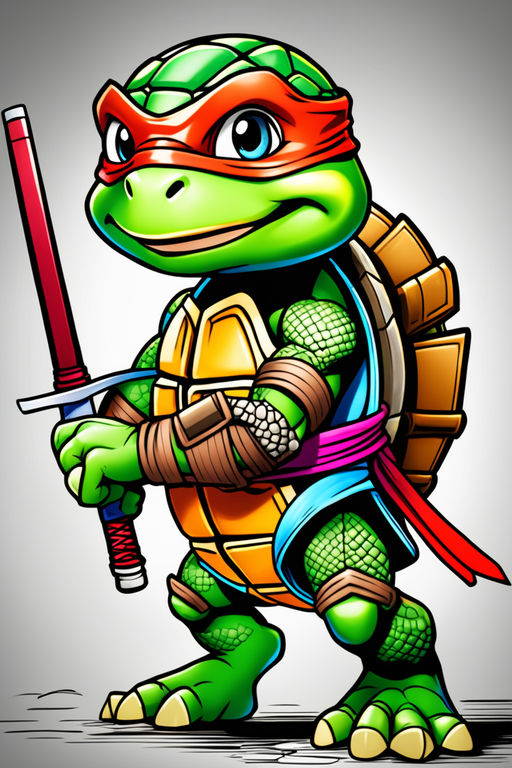 chibi ninja turtles drawings