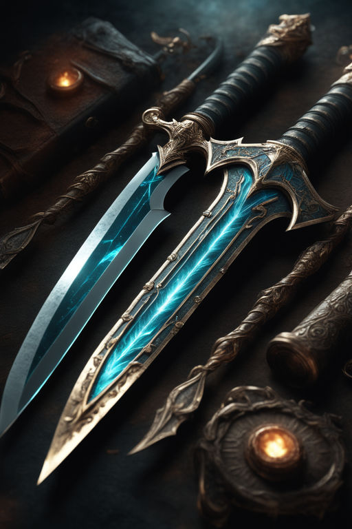 futuristic weapons swords