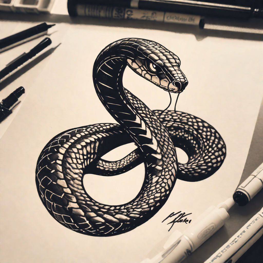 Cobra snake in Vintage style. Serpent or python or poisonous viper.  Engraved hand drawn old reptile sketch for Tattoo, sticker or logo or  t-shirts. Stock Vector | Adobe Stock