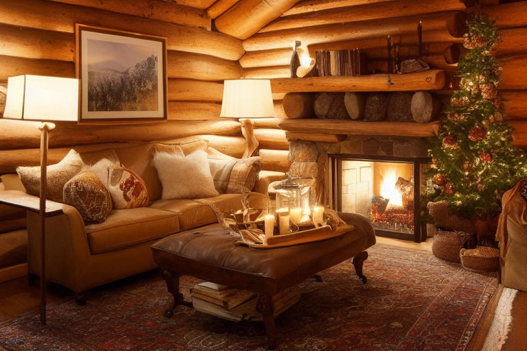 cozy cabin fireplace