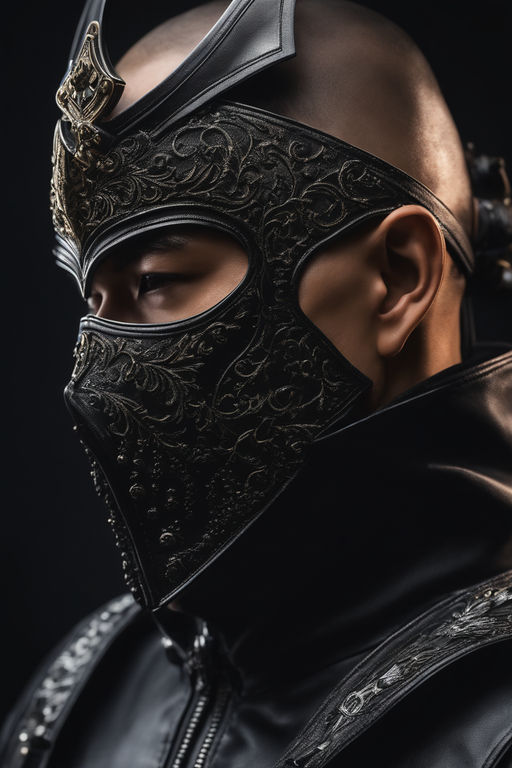 Mortal Kombat Fashion : man wearing Louis Vuitton monogram concept mask,  renaissance period, hyper realistic v--5, 8k, 8mm lens, trending on  artstation, sharp focus, studio photo, intricate details, highly detailed,  by greg