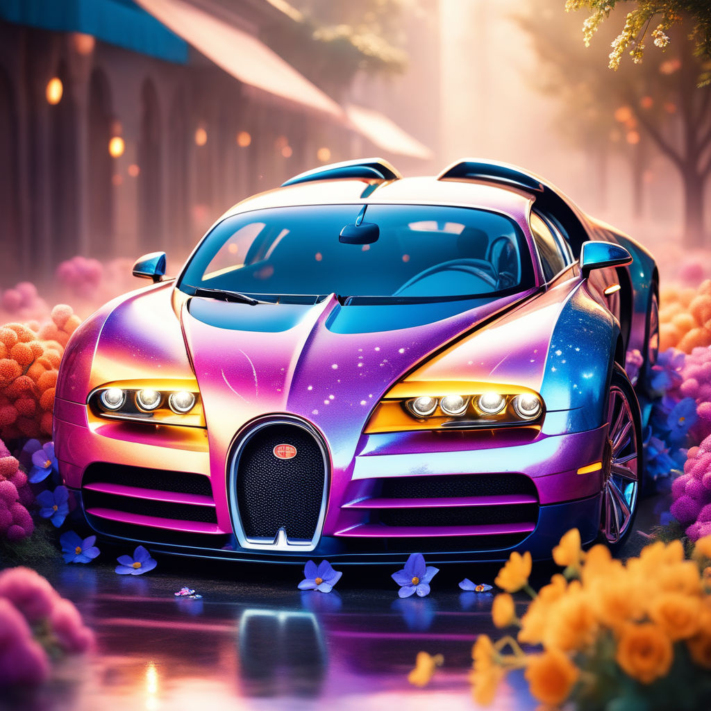 rainbow bugatti