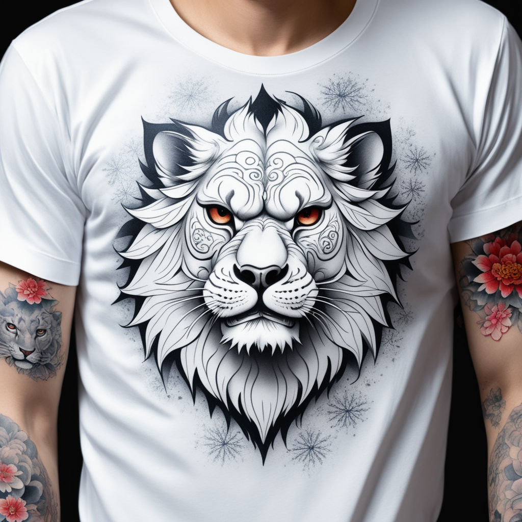 Watercolor Tiger T-shirt- 1 Graphic by raqibul_graphics · Creative