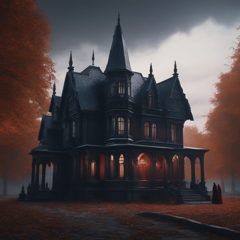 minecraft gothic manor