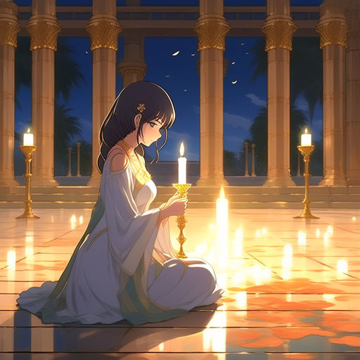 Praying anime girl HD wallpapers | Pxfuel