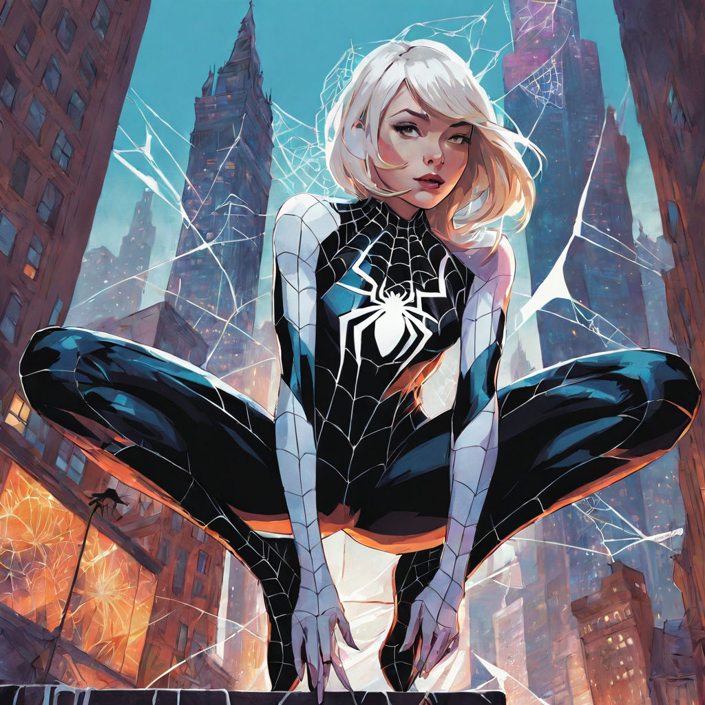 ArtStation - SpiderGwen: Ghost Spider!