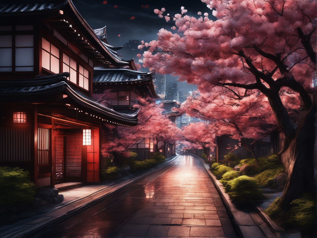 HD cherry tree anime wallpapers | Peakpx