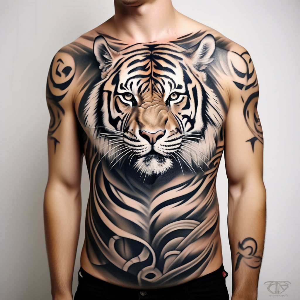 Tiger Tattoo Ideas You Need To Inspire You - Tattoo Stylist | Tiger tattoo, Chest  tattoo tiger, Tiger tattoo design