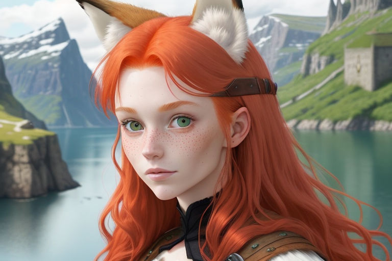 red fox girl