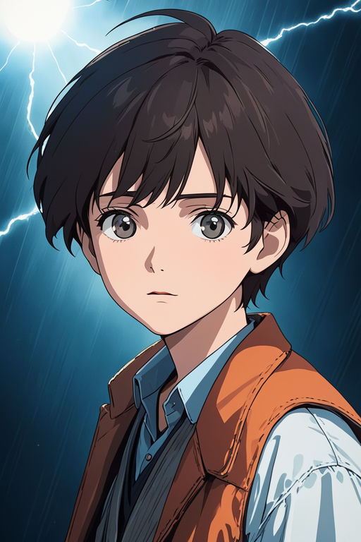 anime boy, short hair, anime style, hyperdetailed, h