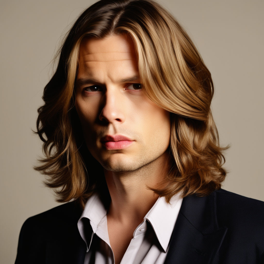 Shanne Valentin | Long hair styles men, Boys long hairstyles, Middle part  hairstyles