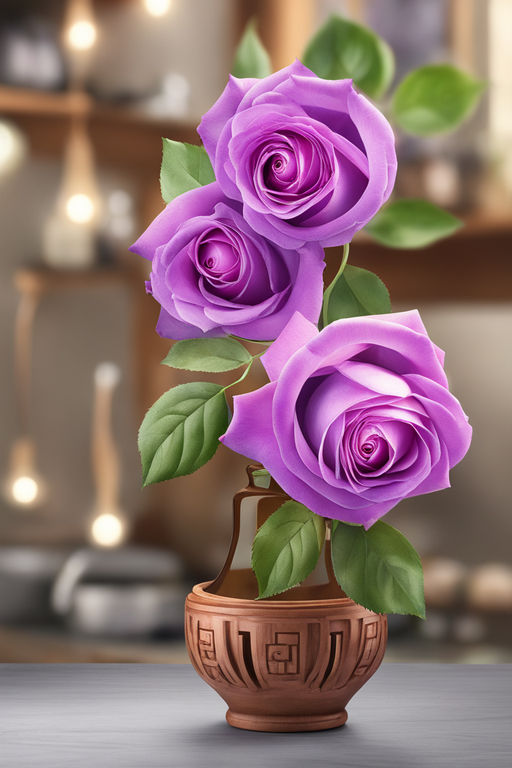 violet colour roses